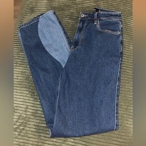 Ultra high-rise dad jeans
